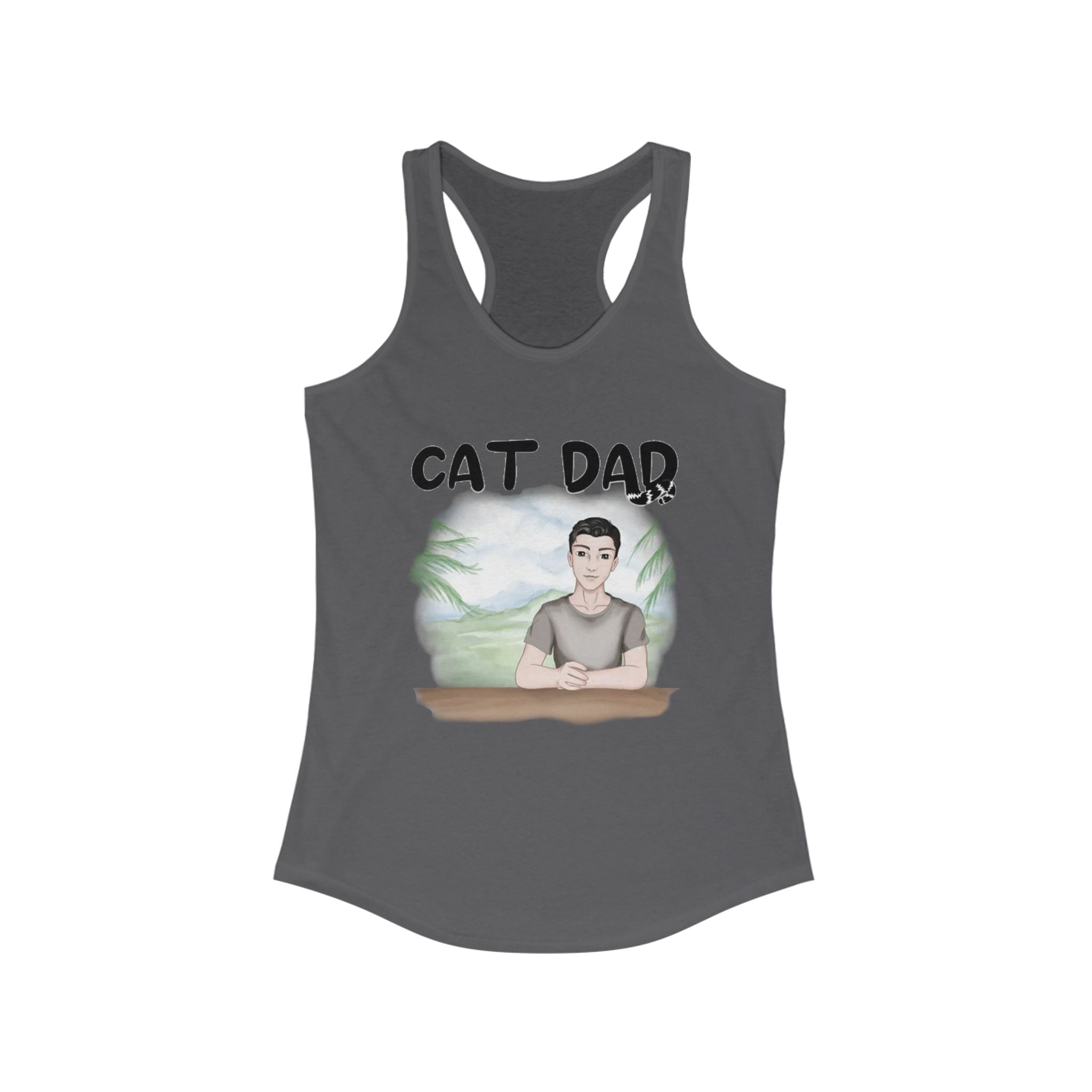 Cat Dad | Women's Ideal Racerback Tank